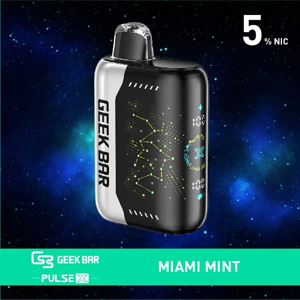 Miami mint Geek Bar Pulse X (Standard Version)