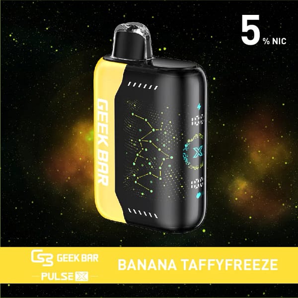 Banana Taffy Freeze Geek Bar Pulse X (Standard Version)