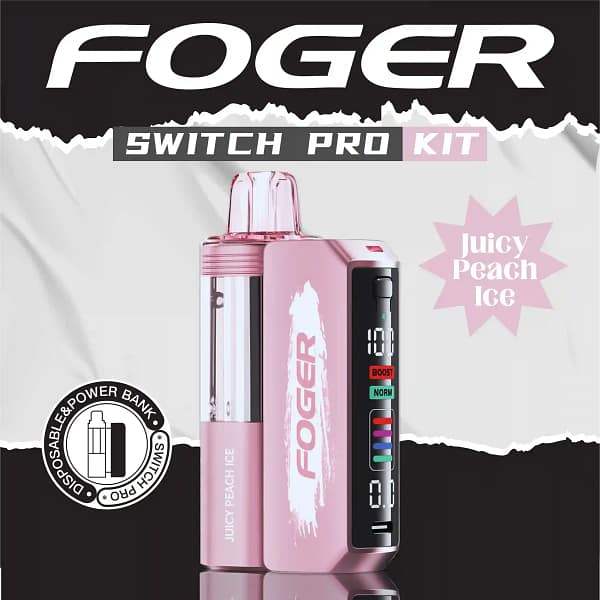 Juicy Peach Ice Foger switch pro Kit
