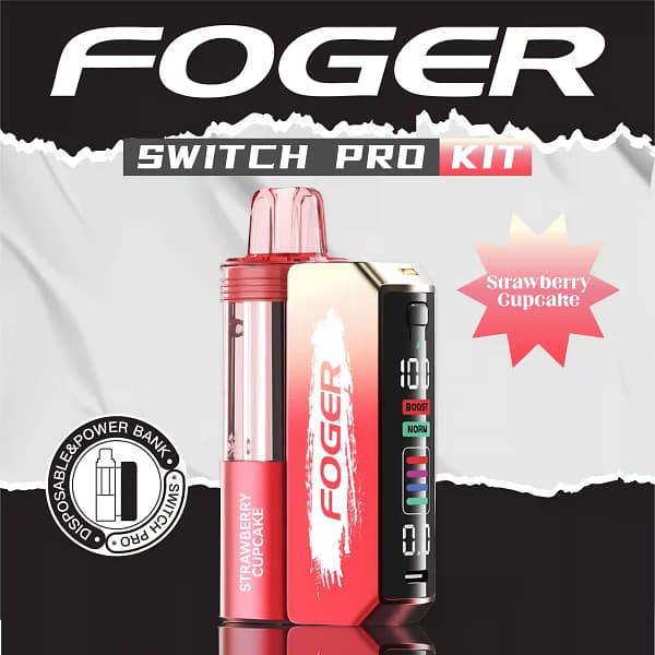 Strawberry Cupcake Foger switch pro Kit