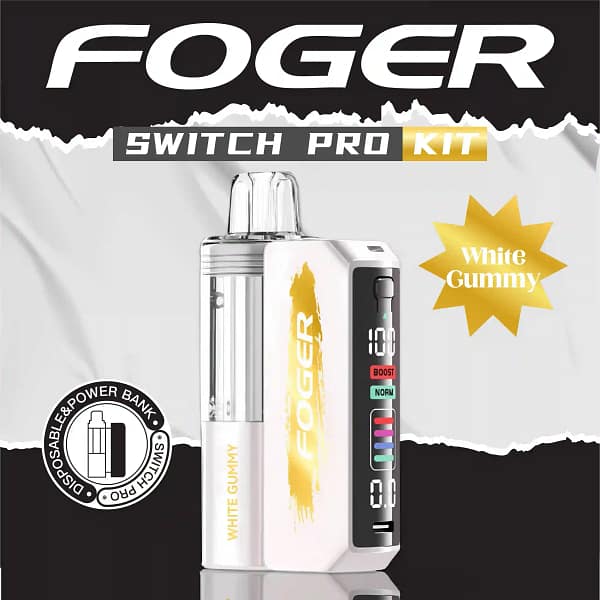 White Gummy Foger switch pro Kit